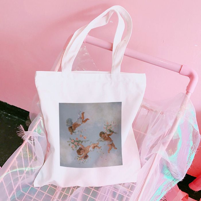 cute canvas tote bags