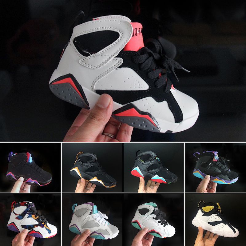 Compra Nike Air Jordan 7 Nuevo 7 Zapatos De Baloncesto Niños 7s VII Rojo  Negro Zapatos De Baloncesto Deportivos 7 Cuero Niño Niños Zapatos  Zapatillas 11C 3Y Barato | Entrega Rápida Y Calidad | Es.Dhgate