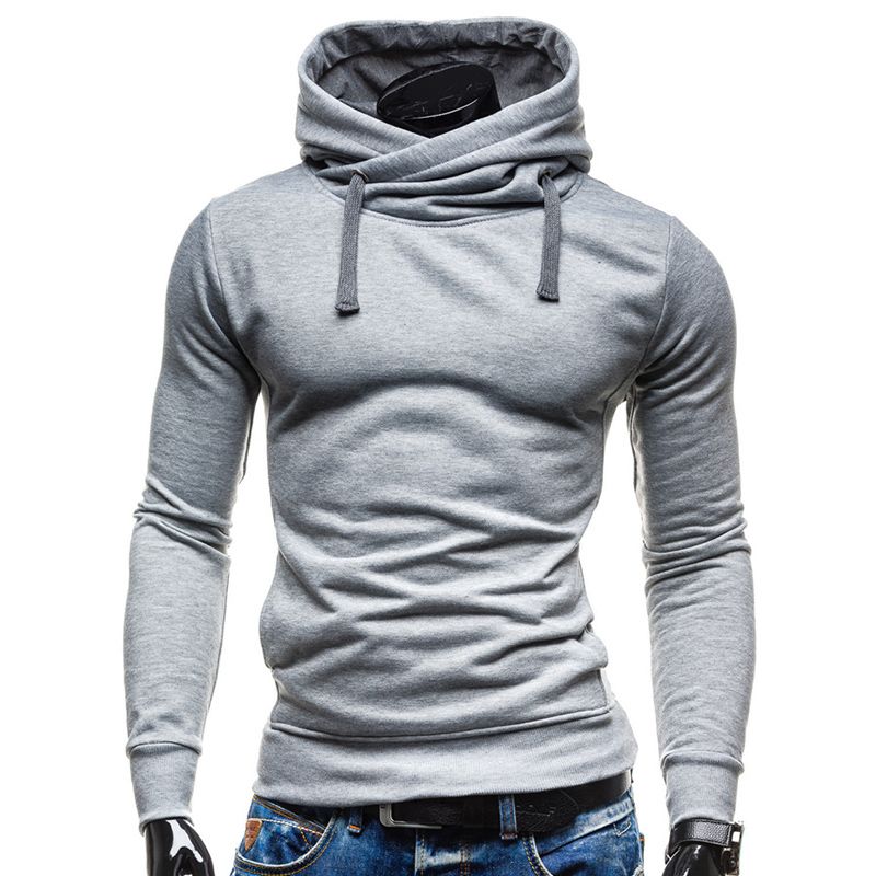 Sweatshirt Men Hoodie New High Neck 