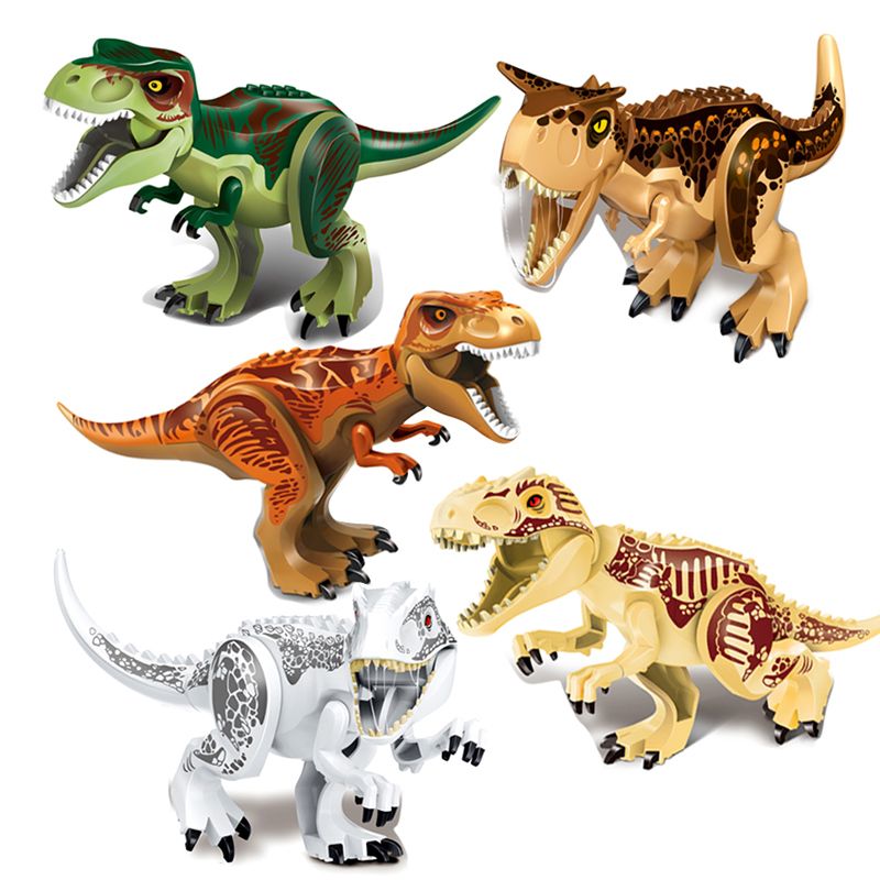 6 Pieces Real Life Jurassic Dinosaur Model Set Kids Educational Toys Gift