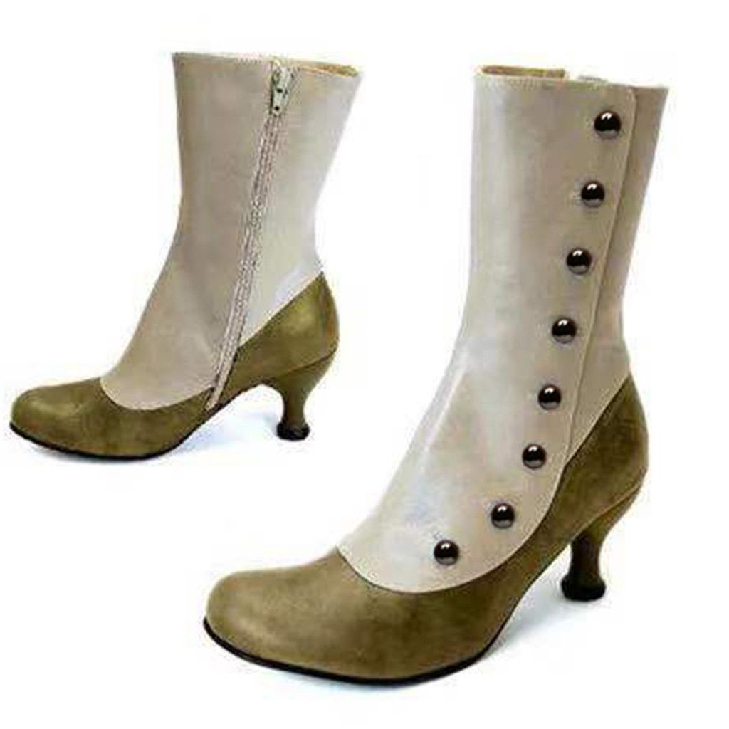 button boots womens