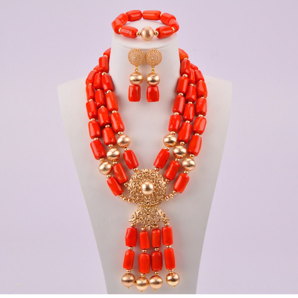 fashion jewelry orange