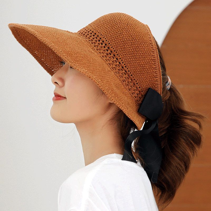 Wide brim hat without top Outlet