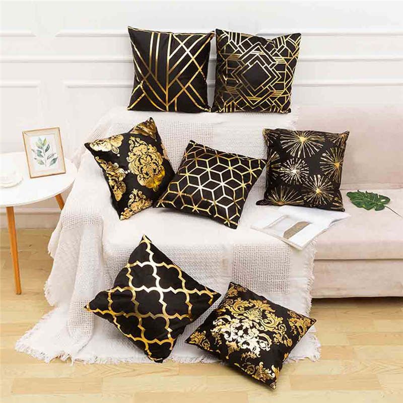 cheap gold pillows