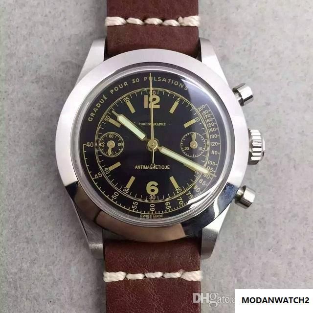 Acquistare VINTAGE Cronografo Crono Lavoro 7750 Mano Carica Manuale 40  Millimetri Meccanici Uomini Guardare Impermeabile Orologio Zaffiro  Economico | Consegna Veloce E Qualità | It.Dhgate