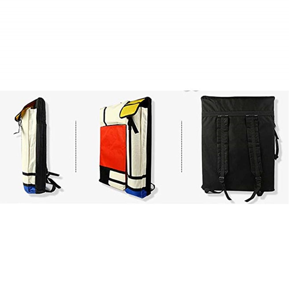Artist Bag Canvas Artist Portfolio Case Carry Backpack Sketch Board for Art Supplies Storage and Traveling Size 24x18 Mondrian 