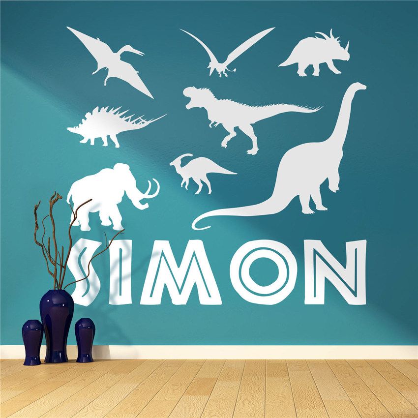 Casa y jardín Mobiliario y decoración infantil Nombre Personalizado Dinosaurio Pared Adhesivo Niño Niñas Niños Personalizado Vinilo Arte Calcomanía ST3430345 Casa y jardín Mobiliario y decoración infantil Nombre Personalizado Dinosaurio Pared Adhesivo Niño Niñas Niños Personalizado Vinilo Arte Calcomanía ST3430345