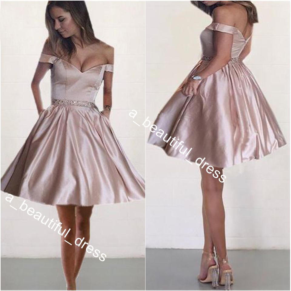 Imagens Vestidos Especial Ocasião Vestidos Novo Partido Simples Querida Vestidos Homecoming Sequined Na Altura Do Joelho De Cetim Alças Formal Prom Vestidos Vestido Tubinho De A_beautiful_dress, $232,04 | Pt.Dhgate.Com
