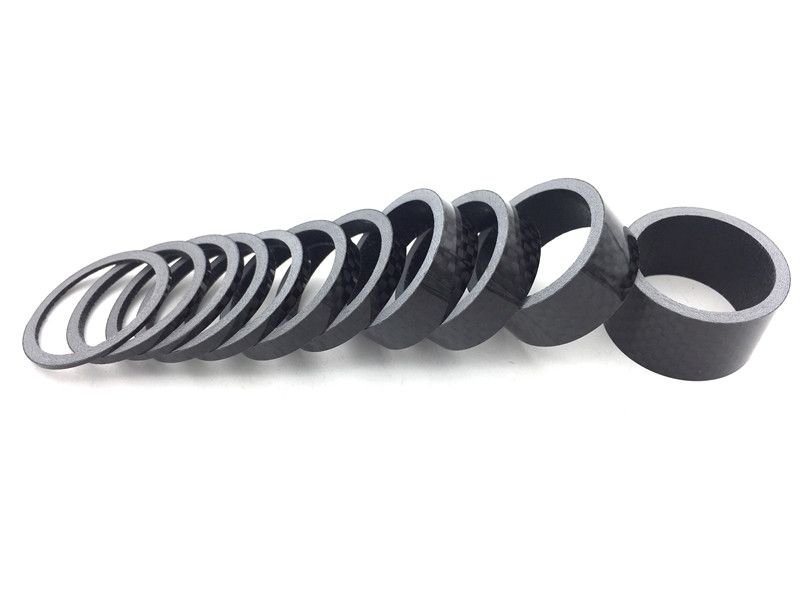 11Pcs Carbon Fiber Stem Washer Spacer Bicycle Bike Headset Fork 2/3/5/10/15/20mm 11Pcs Carbon Fiber Stem Washer Spacer Bicycle Bike Headset Fork 2/3/5/10/15/20mm