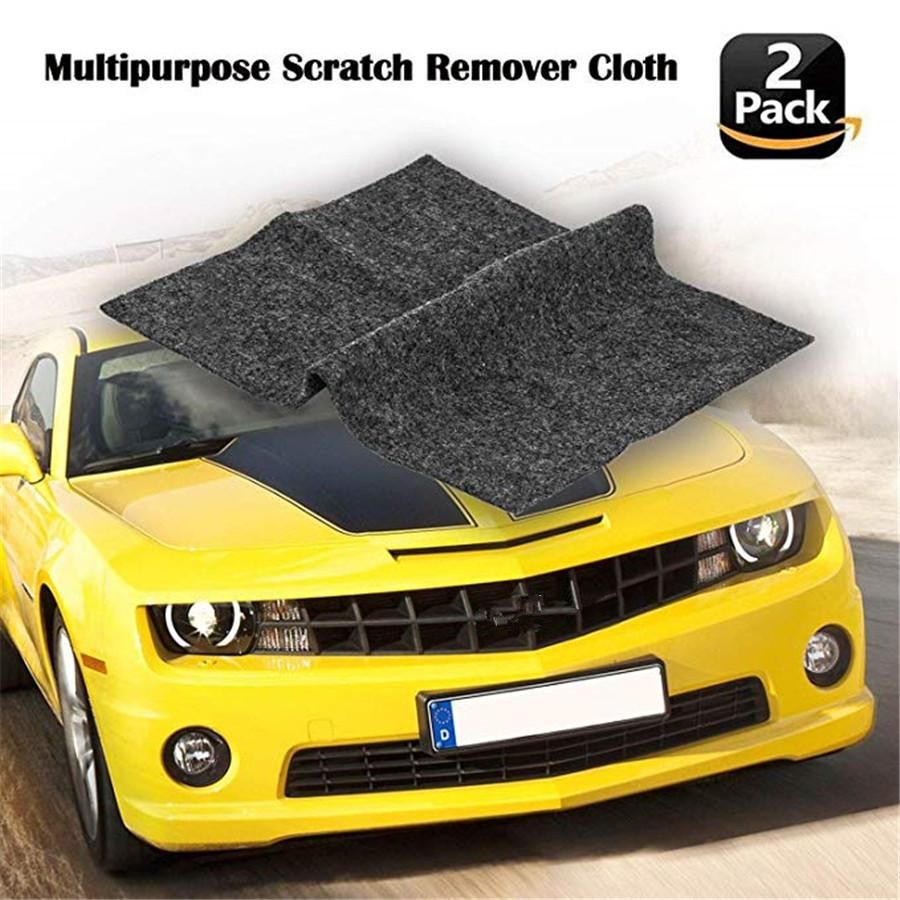 Multi-Purpose Car Paint Scratch Repair Cloth Kit for Repairing Light Paint Scratches Remove Scuffs on Surface and Decontamin Nano Magic Cloth for Car Scratch Removal 4 Pack 