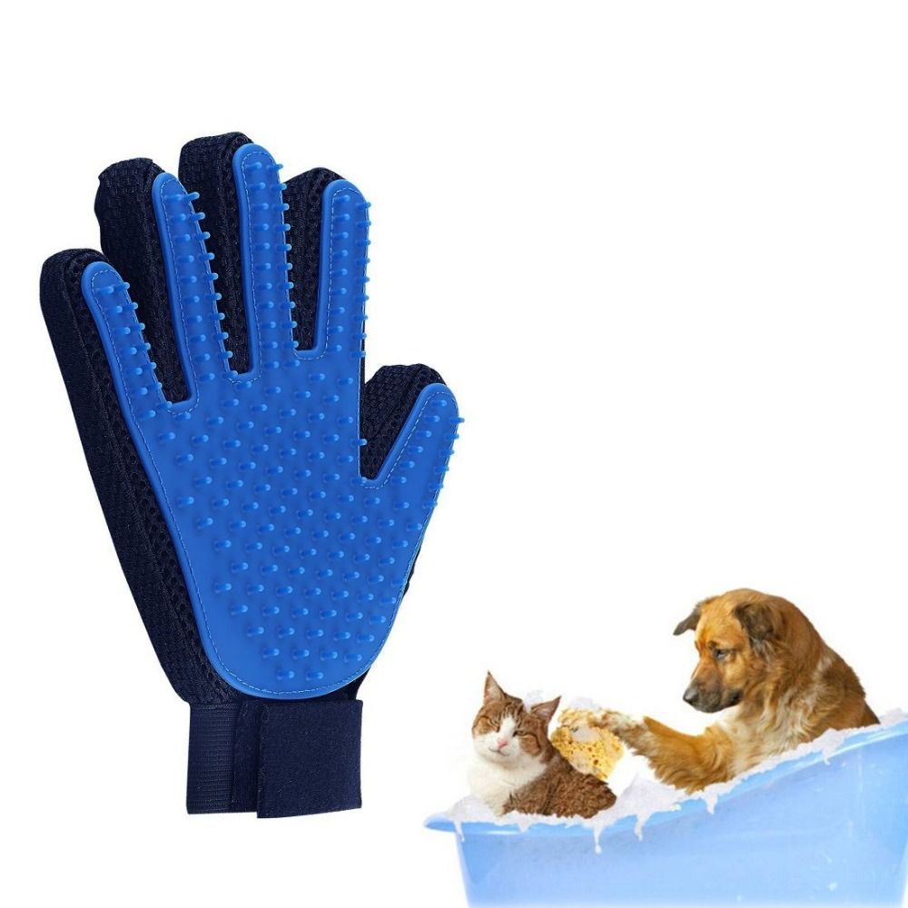 cat washing gloves
