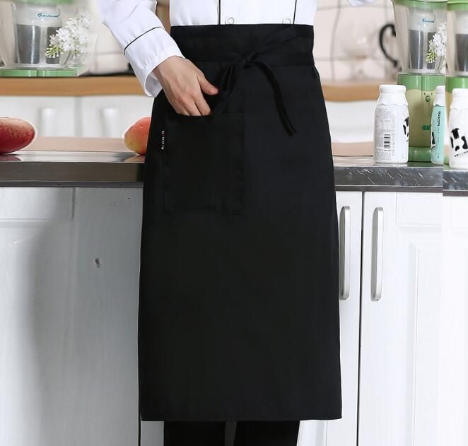 Half Waist Apron For Cooker Cafe Server Waiter Waitress Kitchen