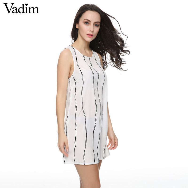 white summer shift dress