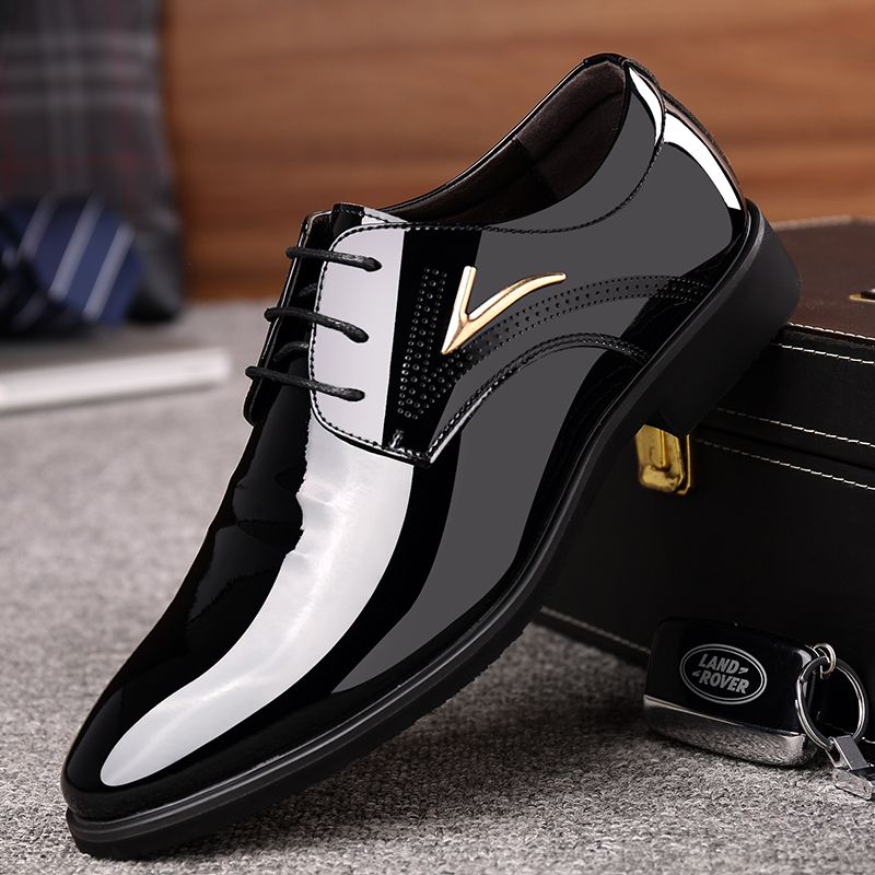 Details about   England Mens Patent PU Leather Pointy Toe Business Formal Dress Party Shoes 43 D
