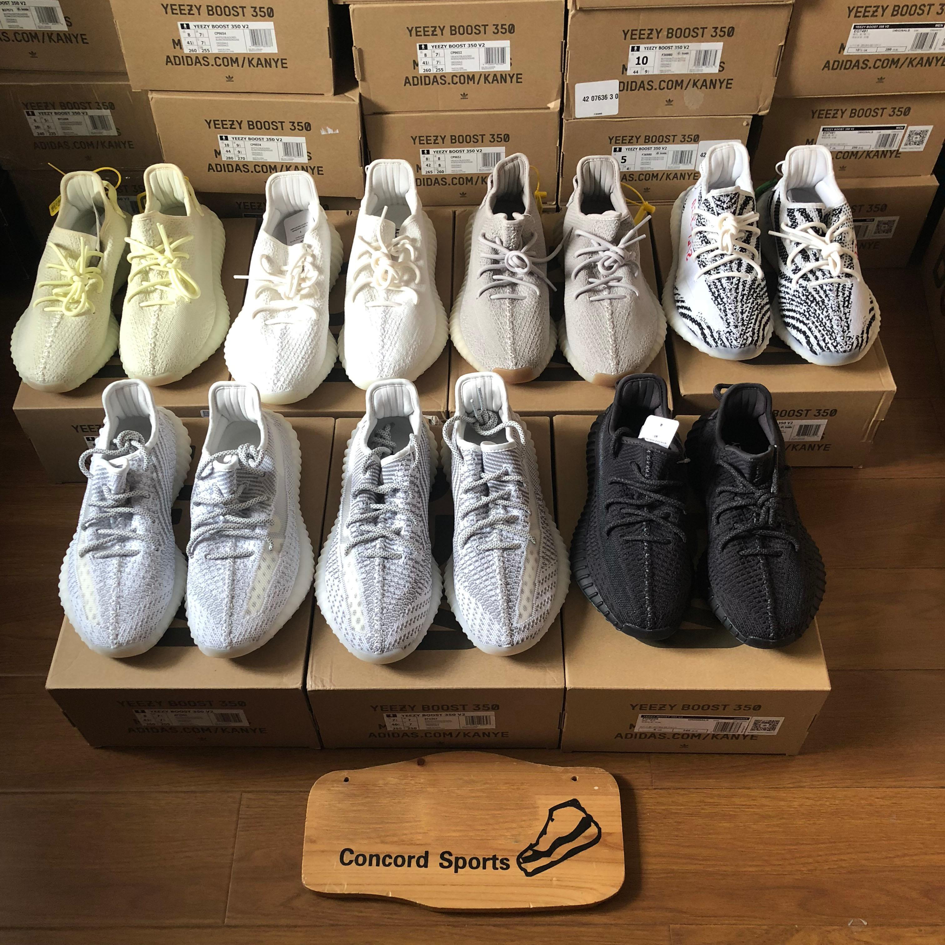 Amazon com adidas Yeezy Boost 350 V2 Zebra White