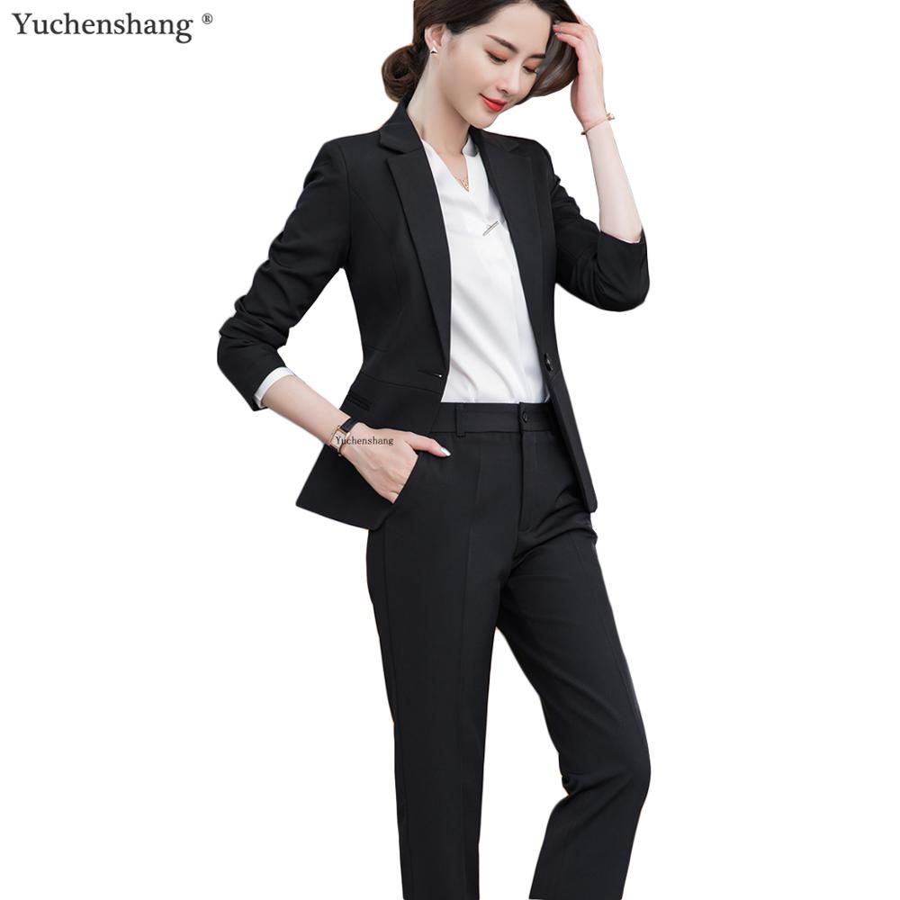 long sleeve formal pantsuit