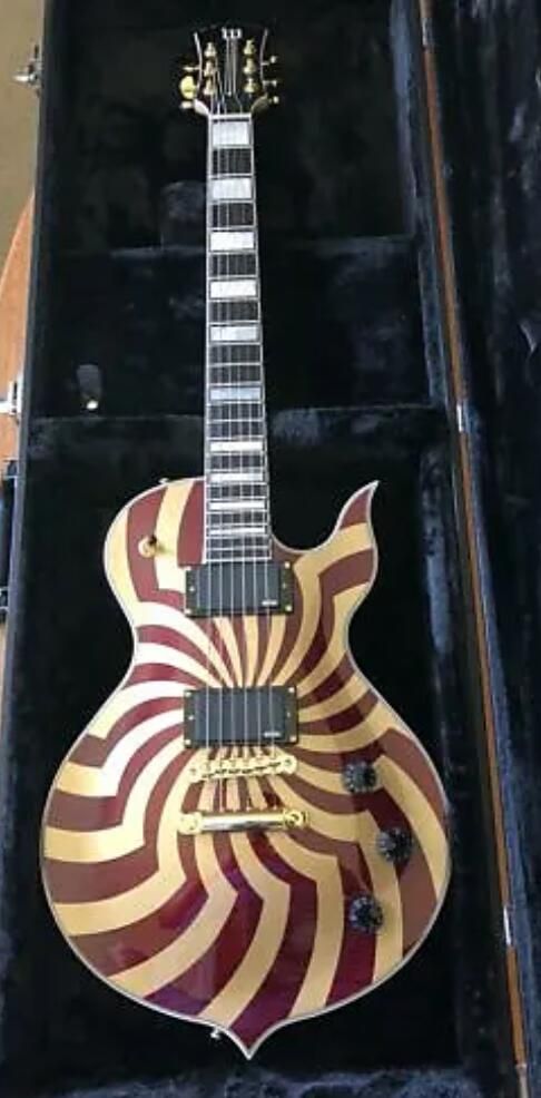 Compre ¡Promoción! Wylde Odin Grail Crimson Oro Buzzsaw Falme Falme Maple  Top Guitarra Eléctrica Bloques Grandes Bloques, Afinadores De Grover De  Oro, Puente Pinder A 123,19 € Del Ac_dc | Es.Dhgate.Com