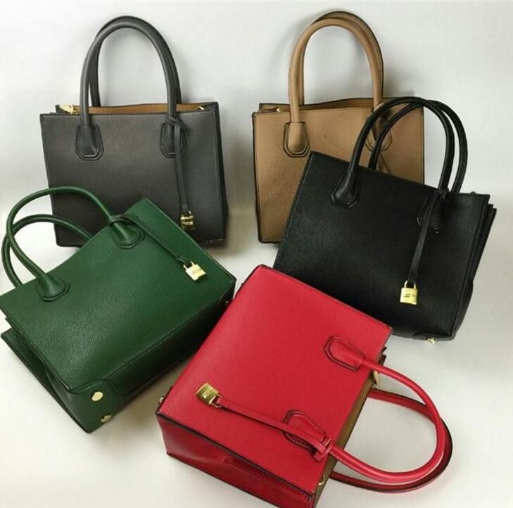 Super Womens Handbag Lock Michaell Lychee Shoulder Bag Fashion Designer Handbags Purse Lady ...