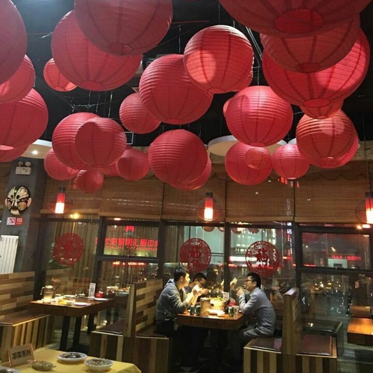 outdoor chinese paper lanterns
