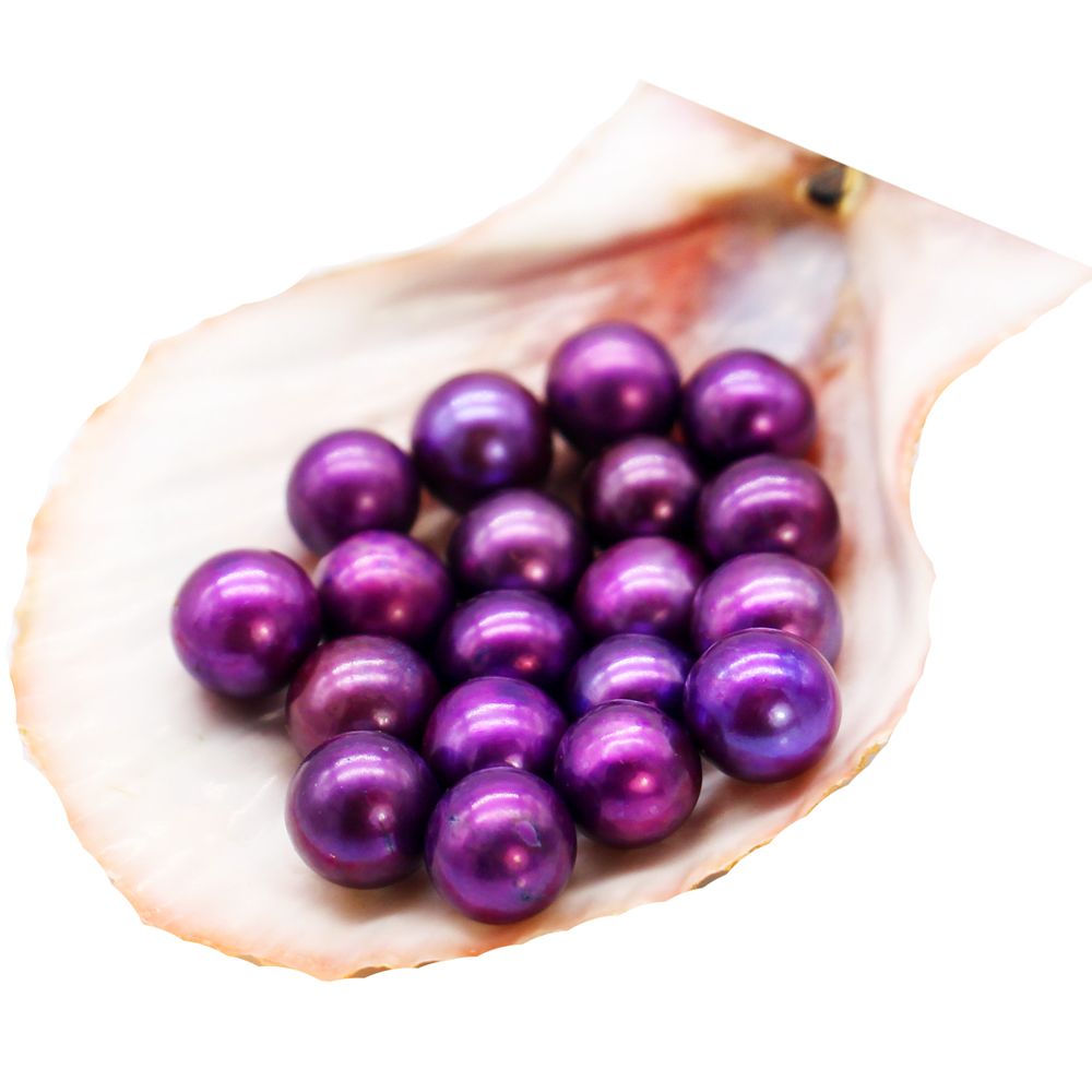 2020 Natural Freshwater Pearl Loose Round Dyed Pearls DIY Pearl Jewelry