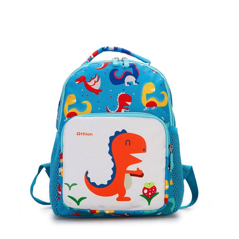 Reproducir Sala Nacarado Kinder Escuela dinosaurio Impresión de nylon niños mochilas para niños  mochilas Bolsas muchachas de los bebés