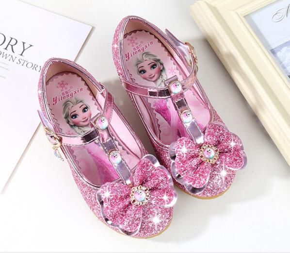 Fashion Infant Baby Flats Princess Shoes Kids Girl Dress Shoes Party Wedding Hot