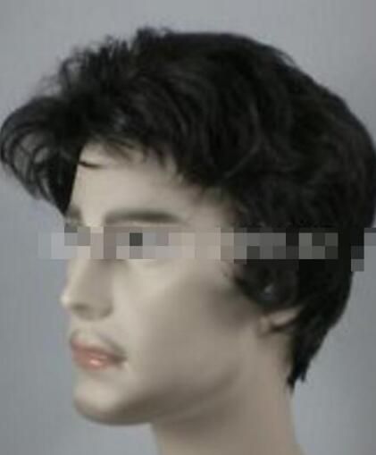 Dark Brown Straight Full Wig For Men Black Gray Blond Male Man S