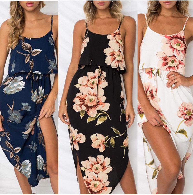 cocktail and party floral midi dress