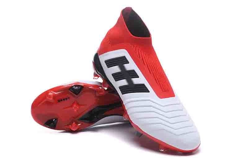 Original Marrón Naranja Messi Tacos fútbol Predator 18 Zapatos de niños Botas