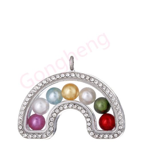 Rainbow Silver Rhinestone