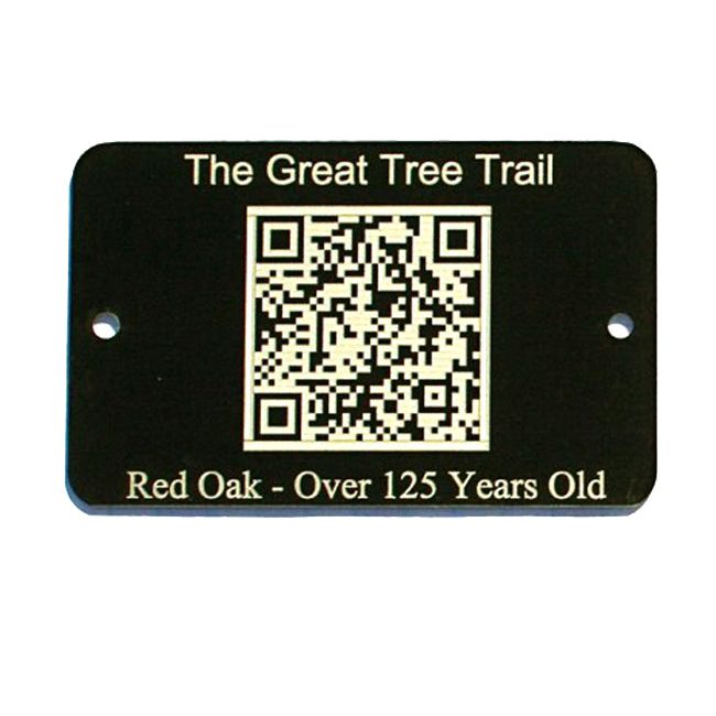 qr code metal tag printer