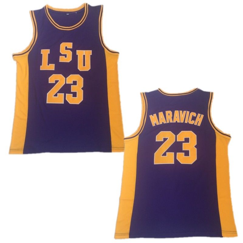 pete maravich lsu jersey
