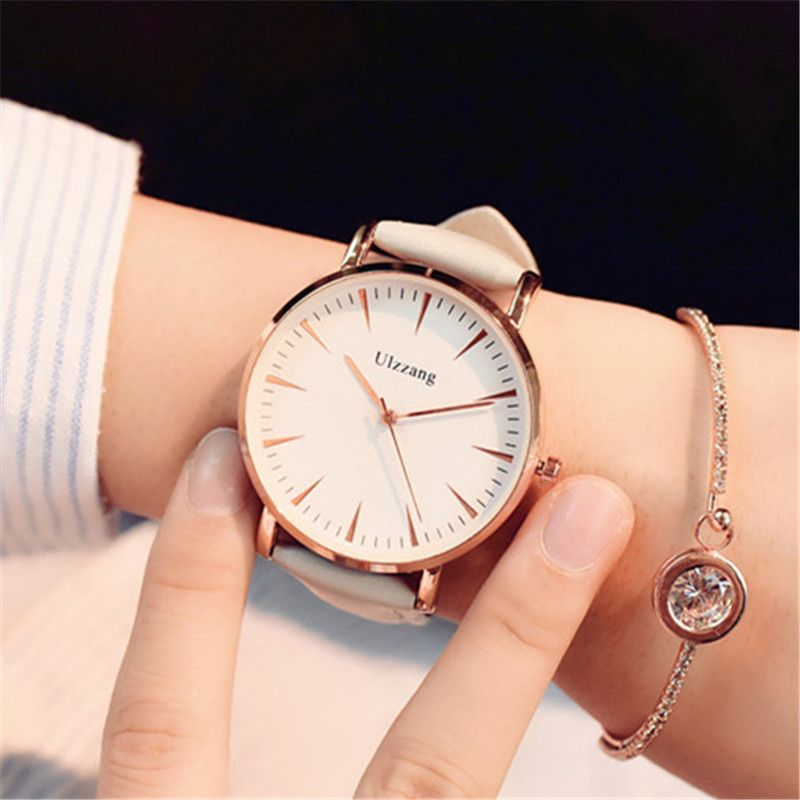 Fashion Factory Wholesale Cheap Ladies Watch Modern Retro Gifts For Girls 2019 New Big Dial Belt Watch Girl Simple Korean Style Campus Watch Wristwatches Watch For Sale From Losida 3 06 Dhgate Com