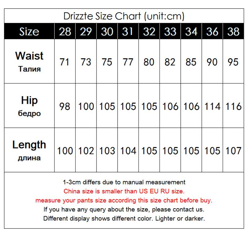 us pants size