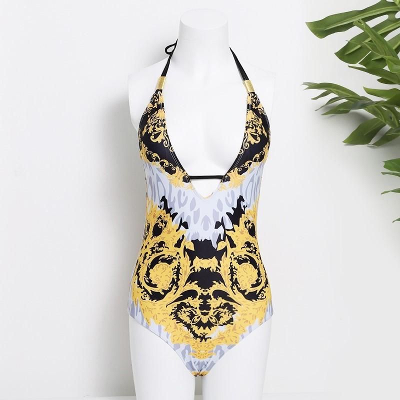light yellow one piece swimsuit