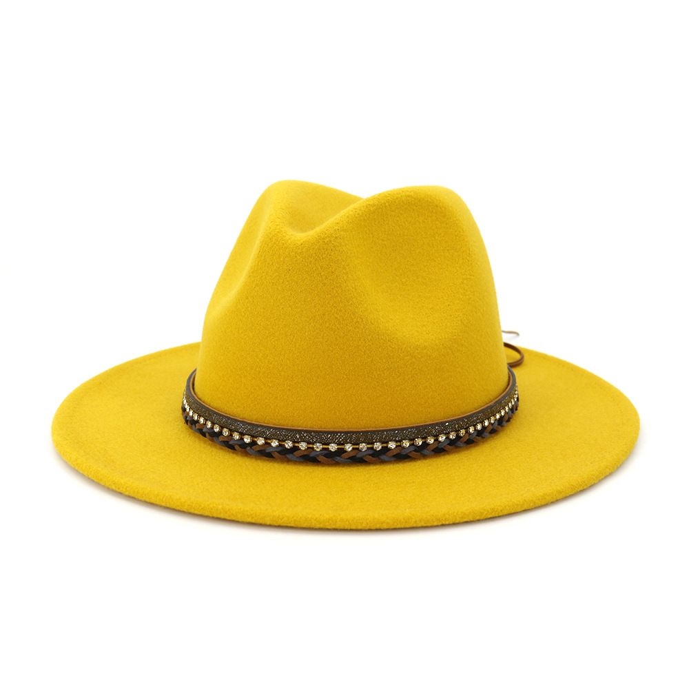 Wool Trilby Hat Felt Jazz Fedora Hats 