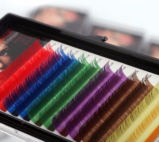 12rows Tray False Eyelash Extensions 0 10 C D Curl Natural 10 11 12 Mm Long Rainbow Lashes Fashion Best False Eyelashes Car Eyelashes From Keyi011 2 04 Dhgate Com