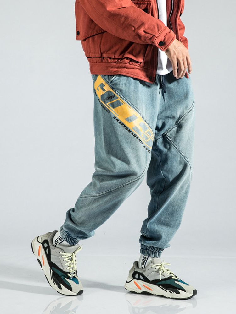 loose fit tapered jeans