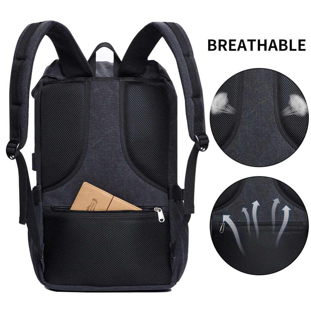 Laptop Backpack 15.6-17.3 inch for Teenage School Travel Bag Leather Casual Men Backpacks 15-17inch Backpack Travel Women,6069C Blue