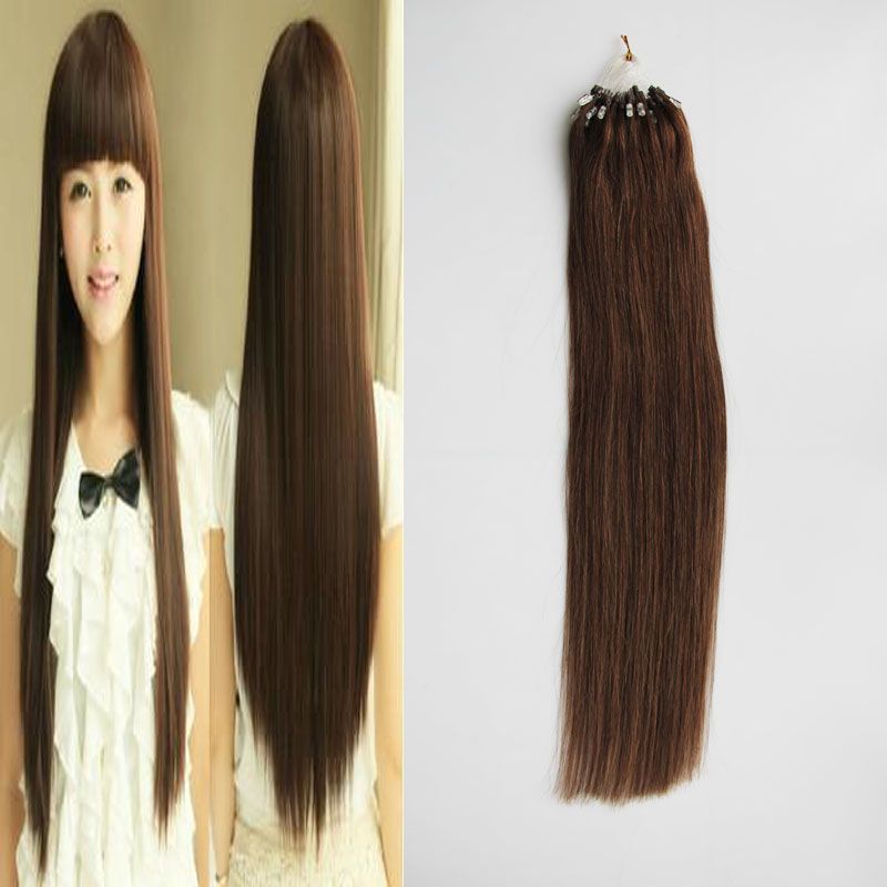 Micro Loop Ring Hair Extensions 1g Strand 100g 10 24 Micro