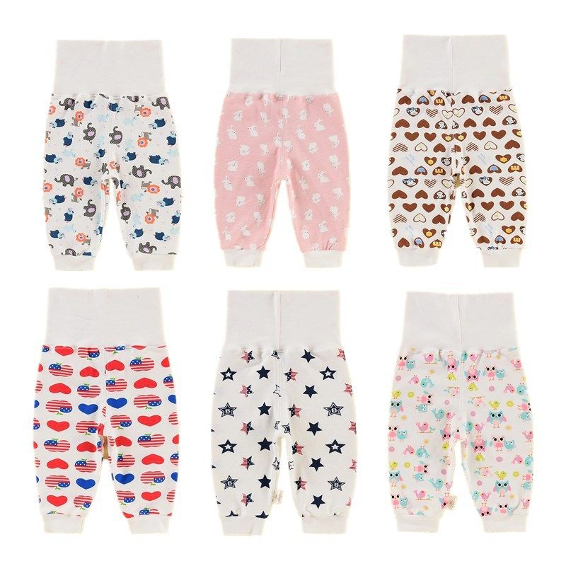 Baby On Board Foot Prints Unisex 2-6T Autumn Winter Cotton Fashion Trousers Child