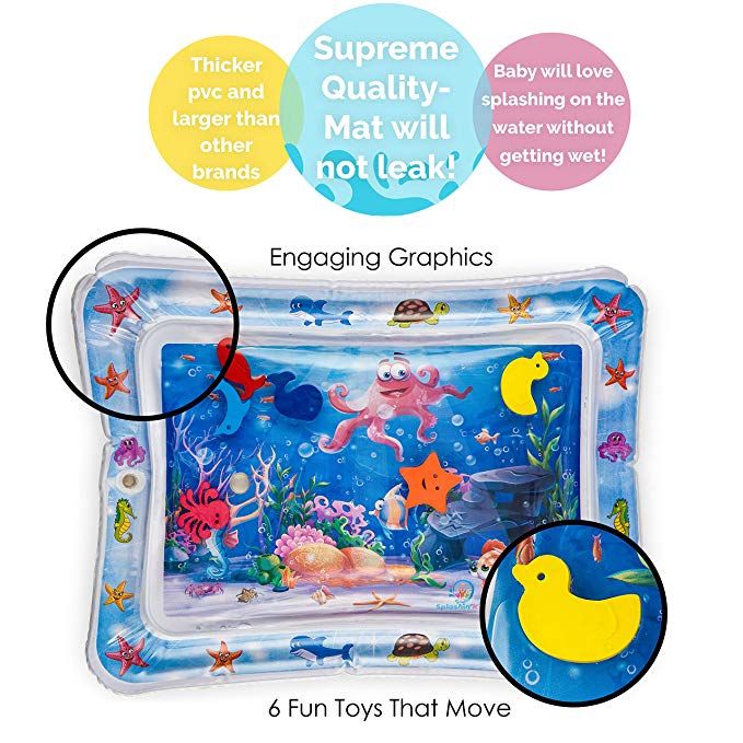 Großhandel Baby Kinder Wasserspielmatte Spielzeug Aufblasbare Verdicken Pvc Säugling Bauch Zeit Playmat Kleinkind Aktivität Play Center Wassermatte