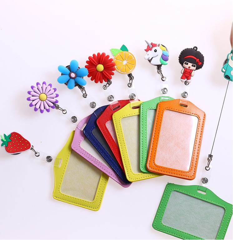 retractable card holder
