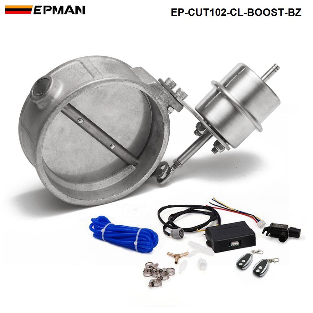 2020 New H G Exhaust Control Valve With Boost Actuator Cutout 102mm Pipe CLOSE With Wireless