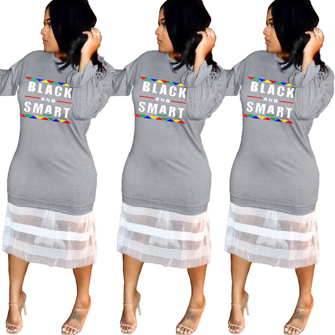 long sleeve smart dress