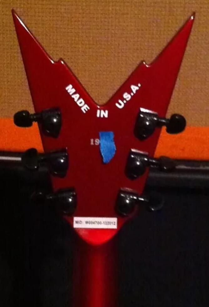 Rxhflame Dimebag Darrell Razorback Red Electric Guitar Floyd Rose