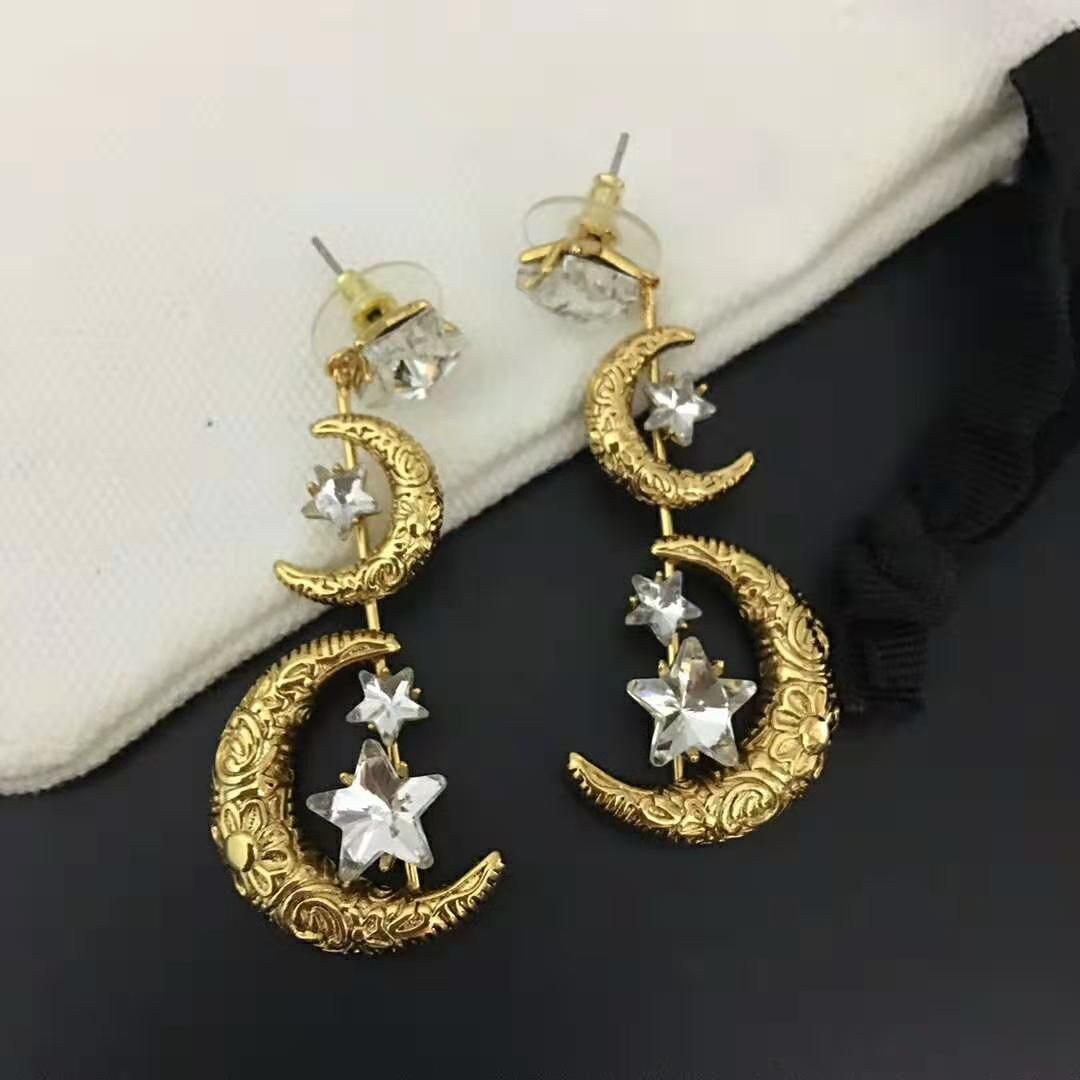 boucles d'oreilles en or vintage