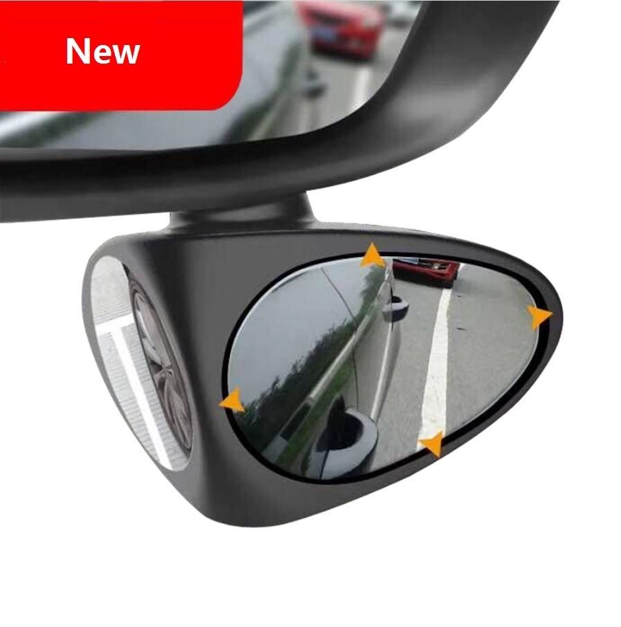 Ltd KF-A1059 Automotive Blind Spot Mirrors 2 PCS 360 Degree Rotatable HD Glass Convex Wide Angle Lens Universal External Rear View Mirrors Kunfine Auto Parts Co 
