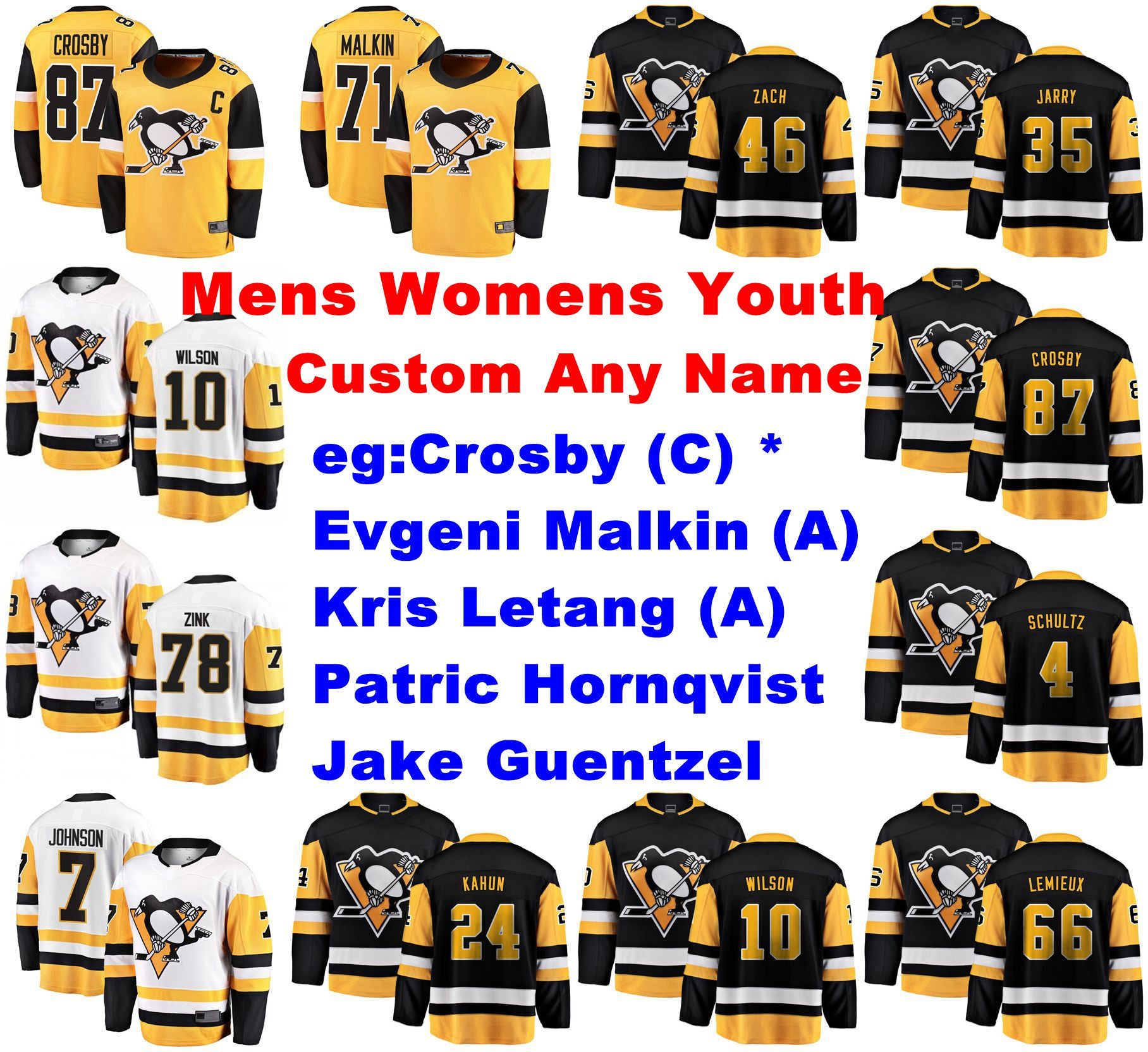 sidney crosby jersey mens