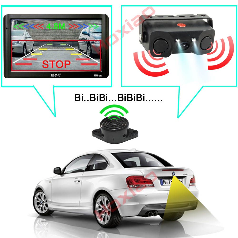 En Iyi Kalite Araba Ters Park Kamera Ile Radar Sensoru Otomatik Dikiz Kameralar Gece Gorus Dikiz Radar Park Sensoru 170 Derece Ucuz Fiyata Online Dhgate Com